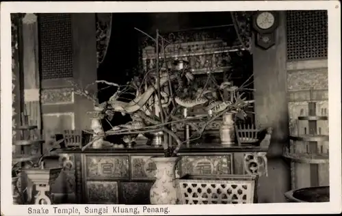Foto Ak Penang Malaysia, Schlangentempel, Sungei Kluang