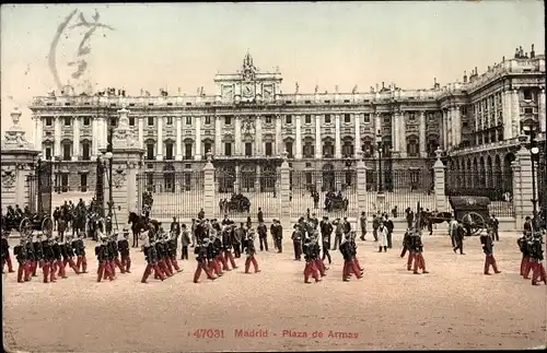 AK Madrid, Spanien, Plaza de Armas