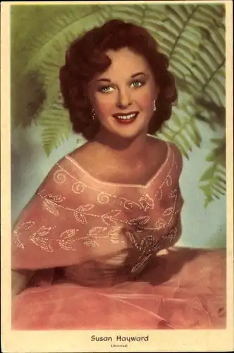 Ak Schauspielerin Susan Hayward, Portrait