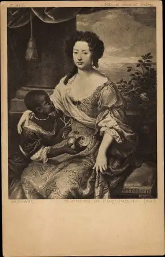 Künstler Ak Mignard, Herzogin von Portsmouth