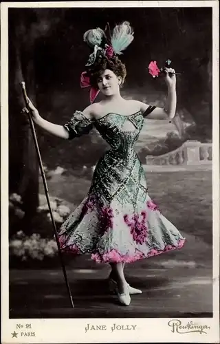 Ak Schauspielerin Jane Jolly, Portrait, Reutlinger