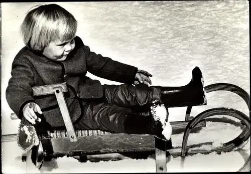 Ak Adel Niederlande, Prinz Willem Alexander 1970