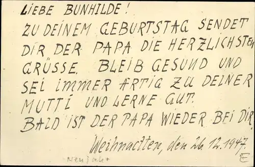 Ak Glückwunsch Neujahr, Mann reitet auf dem Schwein