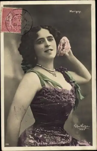 Ak Schauspielerin Fena Conchita, Marigny, Portrait