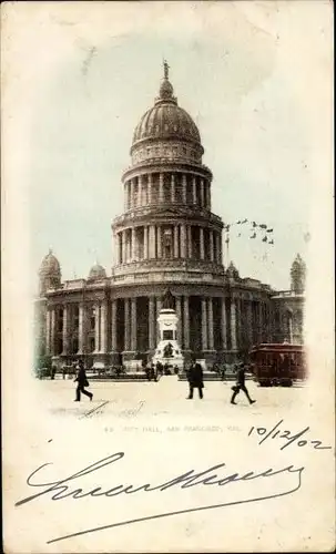 Ak San Francisco Kalifornien USA, Rathaus