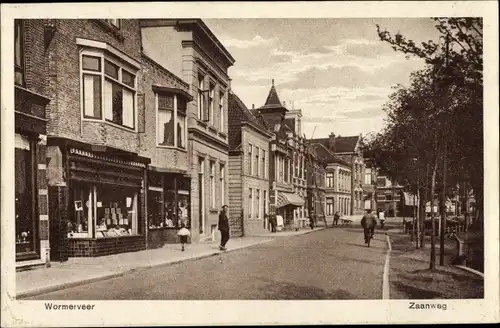 Ak Wormerveer Nordholland Niederlande, Zaanweg