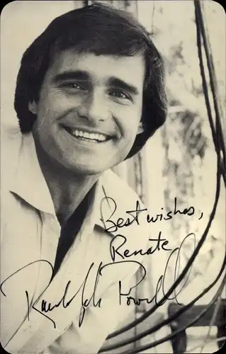 Ak Schauspieler Randolph Powell, Portrait, Autogramm