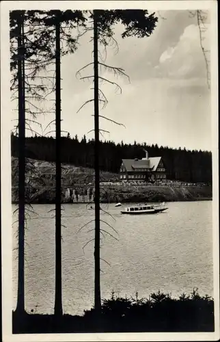 Ak Kriebstein Sachsen, Zschopau Talsperre