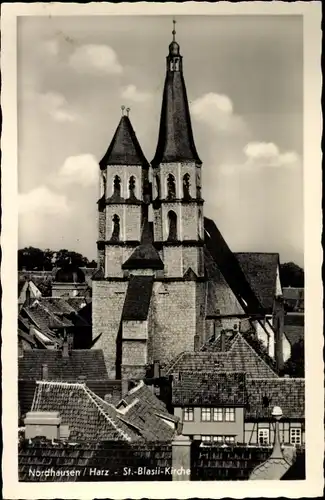 Ak Nordhausen am Harz, St. Blasii Kirche