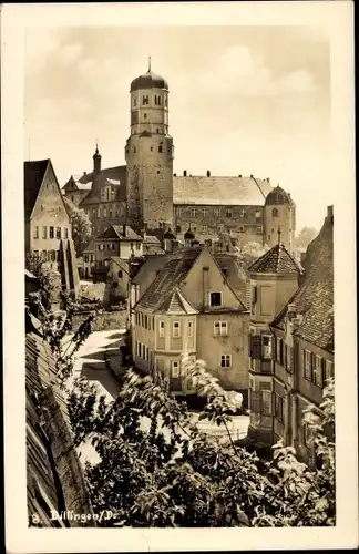 Ak Dillingen an der Donau, Vorstadtstraße, Turm