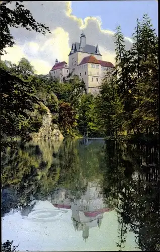 Ak Kriebstein in Sachsen, Burg Kriebstein