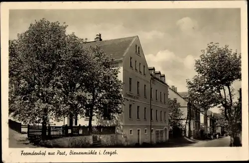 Ak Rechenberg Bienenmühle Erzgebirge, Fremdenhof zur Post