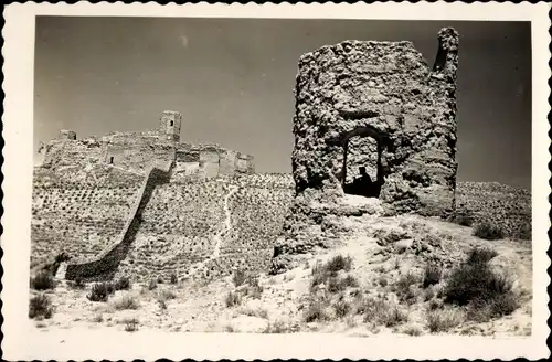 Ak Calatayud Saragossa Aragonien, Castillo de Ayud, Reloj Tonto