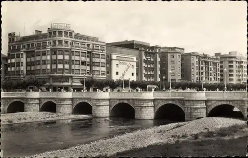 Ak Burgos Kastilien und León, Puente de San Pablo