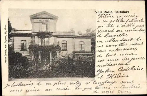 Ak Watermael Boitsfort Brüssel Brüssel, Villa Rosie