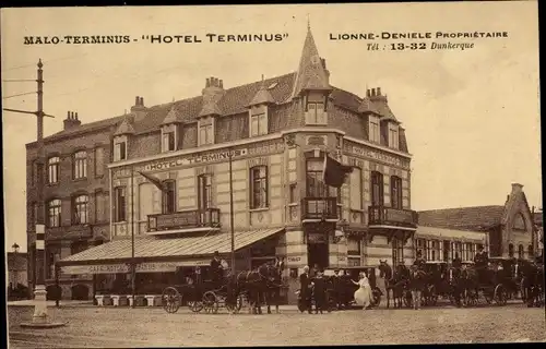 Ak Dunkerque Dünkirchen Nord, Hotel Terminus