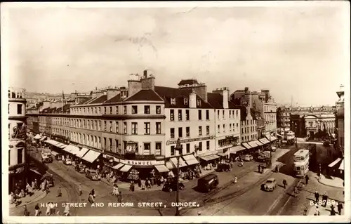Ak Dundee Schottland, High Street und Reform Street