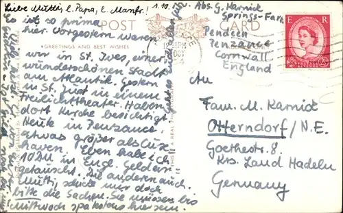 Ak Penzance Cornwall England, Market Jew Street