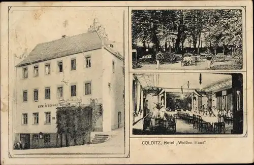 Ak Colditz in Sachsen, Hotel weißes Haus