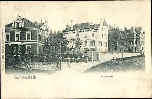 Ak Gummersbach im Oberbergischen Kreis, Bergstraße