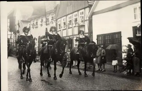 Ak Mengeringhausen Bad Arolsen Hessen, Straßenfest