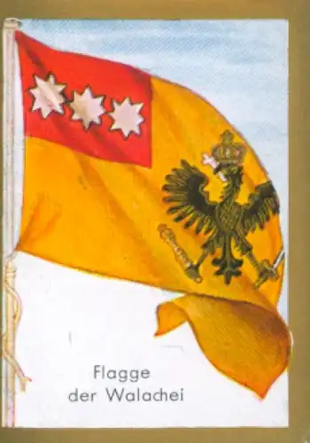 Sammelbild Historische Fahnen Bild 230, Flagge der Walachei