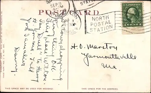Ak Boston Massachusetts USA, Postamt