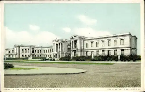 Ak Boston Massachusetts USA, Museum of Fine Art