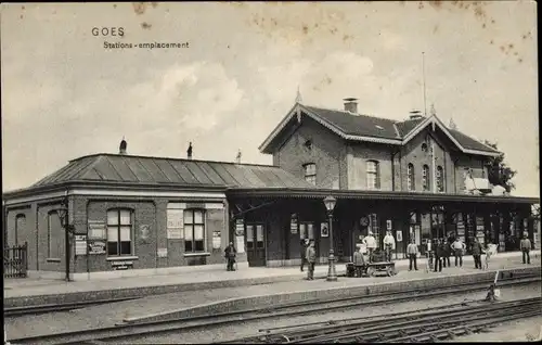 Ak Goes Zeeuws Nederland, Bahnhofsgelände