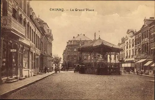 Ak Chimay Wallonien Hennegau, The Grand'Place, Pavillon