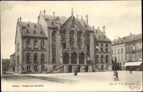 Ak Arlon Aarlen Wallonien Luxemburg, Justizpalast