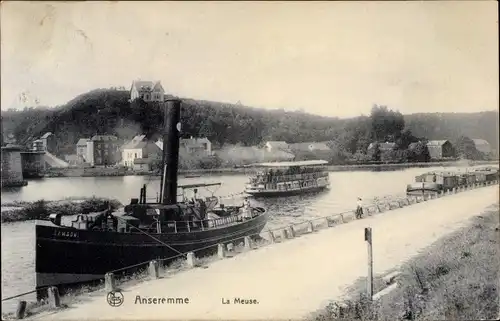 Ak Anseremme Dinant Wallonien Namur, La Meuse