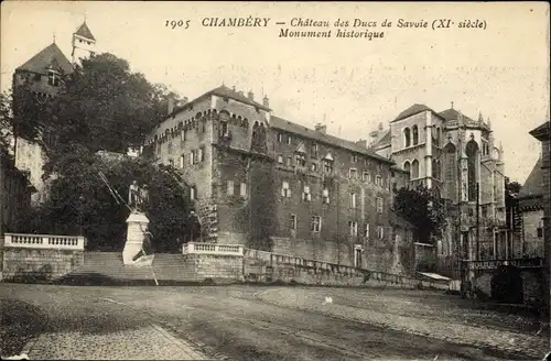 Ak Chambéry Savoie, Schloss der Herzöge von Savoie