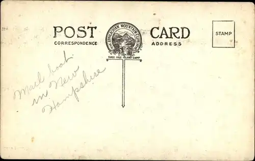 Ak Das Postboot Uncle Sam