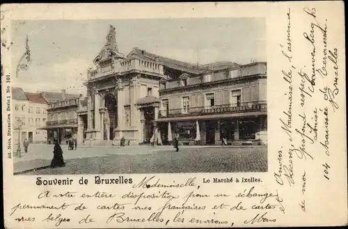 Ak Ixelles Elsene Bruxelles Brüssel Belgien, Le Marche