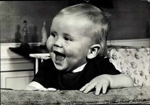 Ak Prinz Willem Alexander der Niederlande als Kleinkind, Adel Niederlande