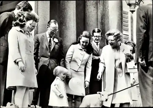 Ak Koninginnedag 30 April 1969, Königin Juliana, Prinz Bernhard, Prinzessin Beatrix