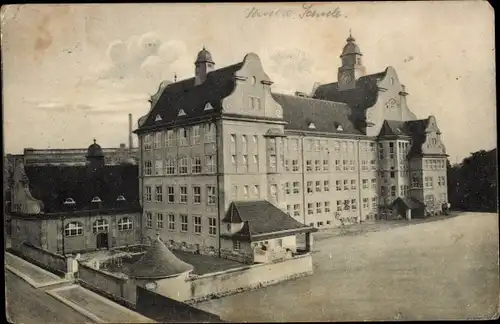 Ak Chemnitz in Sachsen, Reformschule, Weihe, 21. September 1910, Architekt Emil Ebert