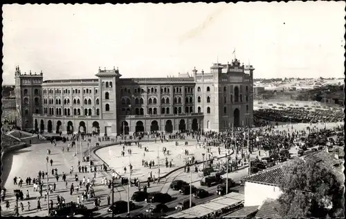 AK Madrid, Spanien, Plaza de Toros Monumental