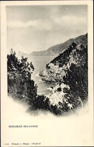 Ak Mallorca Balearische Inseln, Miramar, Küste, Felsen