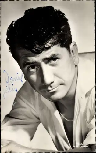 Ak Schauspieler Daniel Gelin, Portrait, Autogramm