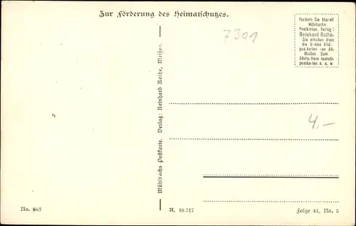 Ak Mahlitzsch Roßwein in Sachsen, Teilansicht