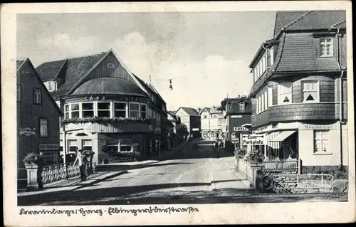 Ak Braunlage im Harz, Elbingeröder Straße, Shell Tankstelle, Konditorei