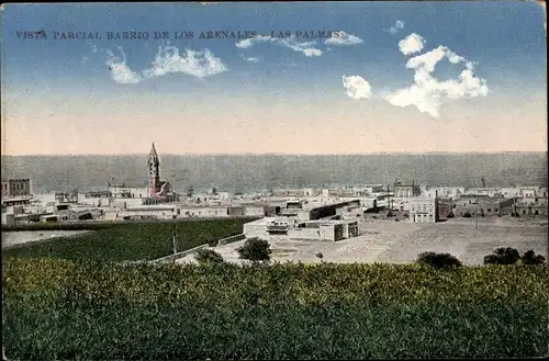 Ak Las Palmas de Gran Canaria Kanarische Inseln, Barrio de los Arenales