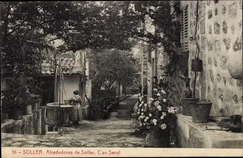 Ak Sóller Mallorca Balearen, Umgebung, Can Serol