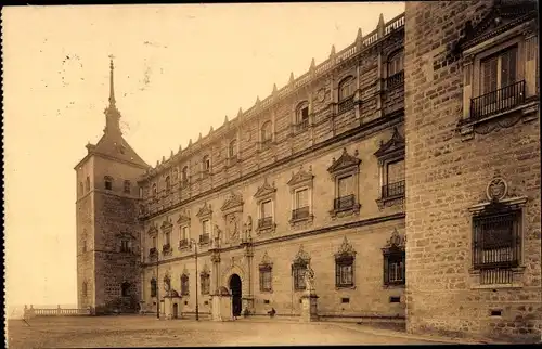 Ak Toledo Castilla La Mancha Spanien, Alcazar, Akademie der Infanterie