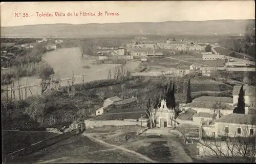 Ak Toledo Castilla La Mancha Spanien, Blick auf die Waffenfabrik