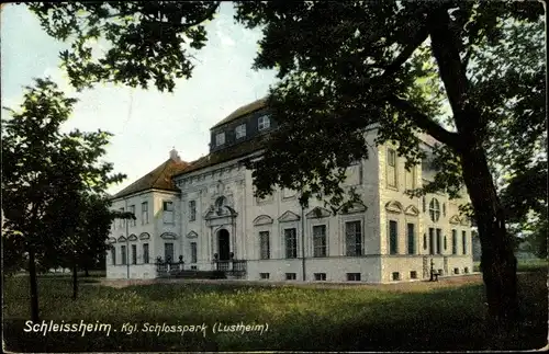 Ak Schleißheim in Oberbayern, Königlicher Schlosspark, Lustheim