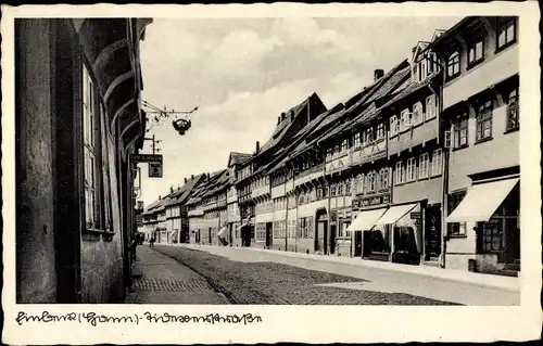 Ak Einbeck in Niedersachsen, Tiedexerstraße, Geschäfte