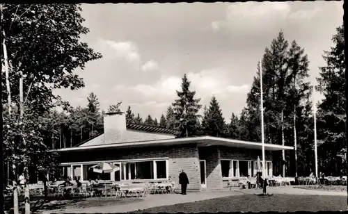 Ak Pfungstadt, Autobahn Rasthaus Pfungstadt West